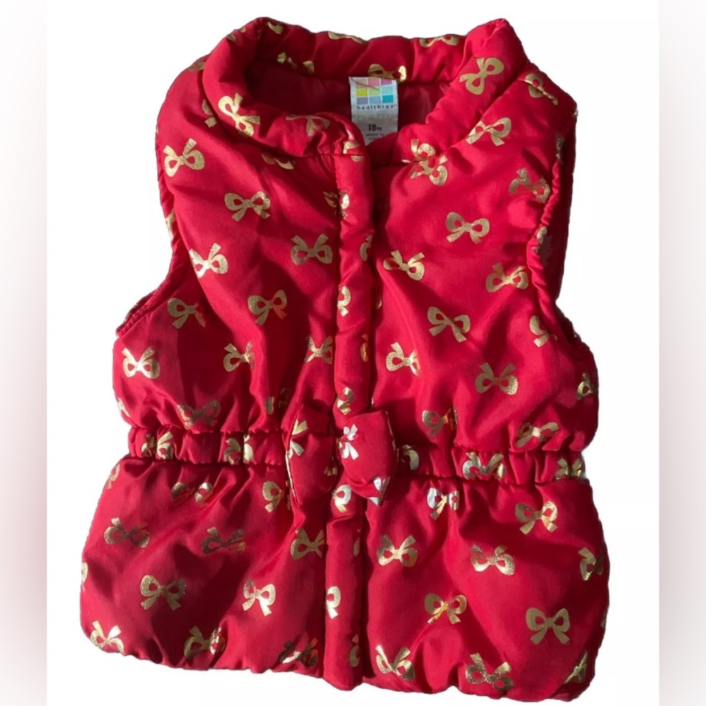 Toddler Puffer Christmas Vest~~18M~~❤️